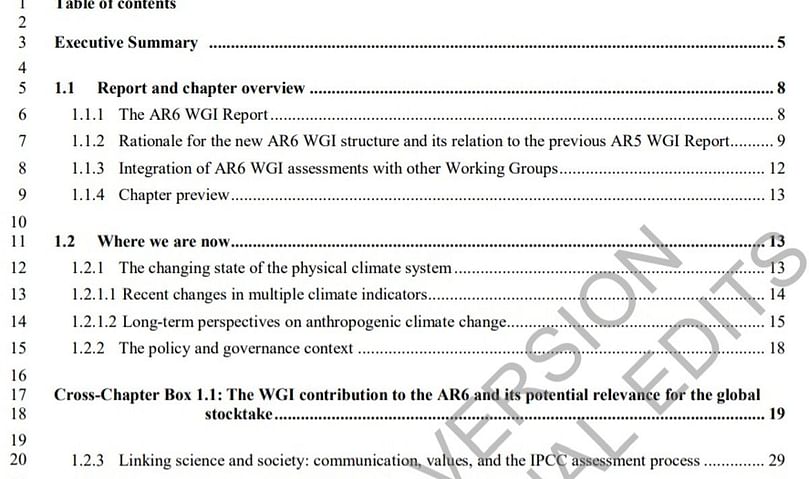 AR6 Climate Change 2021: The Physical Science Basis