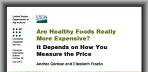  Are healthy foods really more expensive?