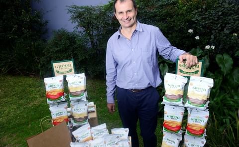 Marcelo Diez, de Green Chips, anticipa que prueban snacks con hortalizas y frutas. Marcelo Diez, de Green Chips, anticipa que prueban snacks con hortalizas y frutas.