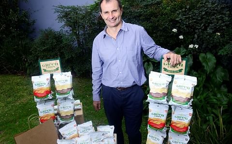 Marcelo Diez, de Green Chips, anticipa que prueban snacks con hortalizas y frutas. Marcelo Diez, de Green Chips, anticipa que prueban snacks con hortalizas y frutas.