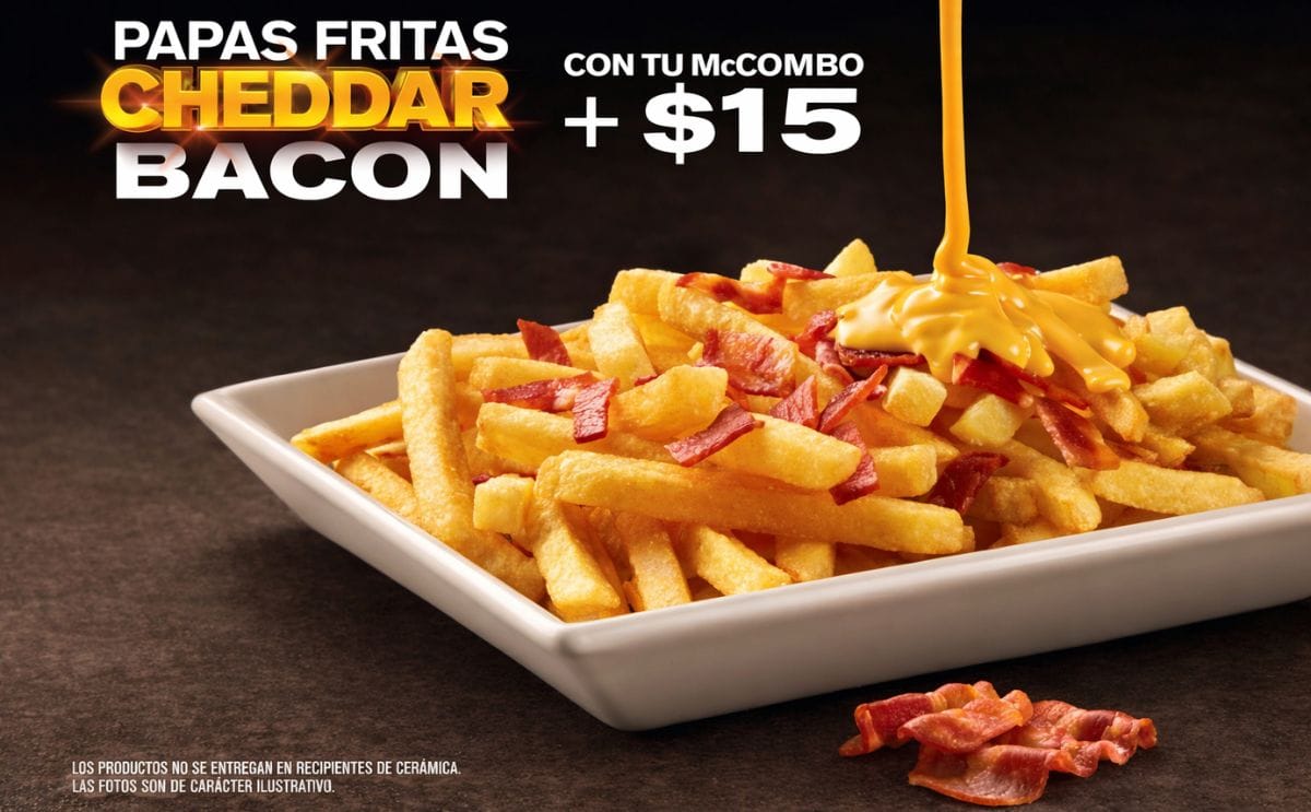 Argentina: Llegan a McDonald’s las “Papas Fritas Cheddar Bacon”