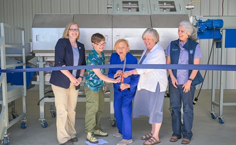Gov. Janet Mills joins UMaine and Maine Potato Board leaders to cut the ribbon at the revamped Aroostook Farm, boosting Maine’s potato research and innovation. Gov. Janet Mills joins UMaine and Maine Potato Board leaders to cut the ribbon at the revamped Aroostook Farm, boosting Maine’s potato research and innovation.