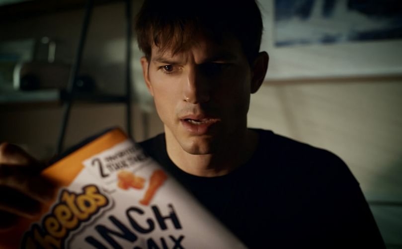 Watch Ashton Kutcher in the teaser for the new Cheetos Super Bowl commercial