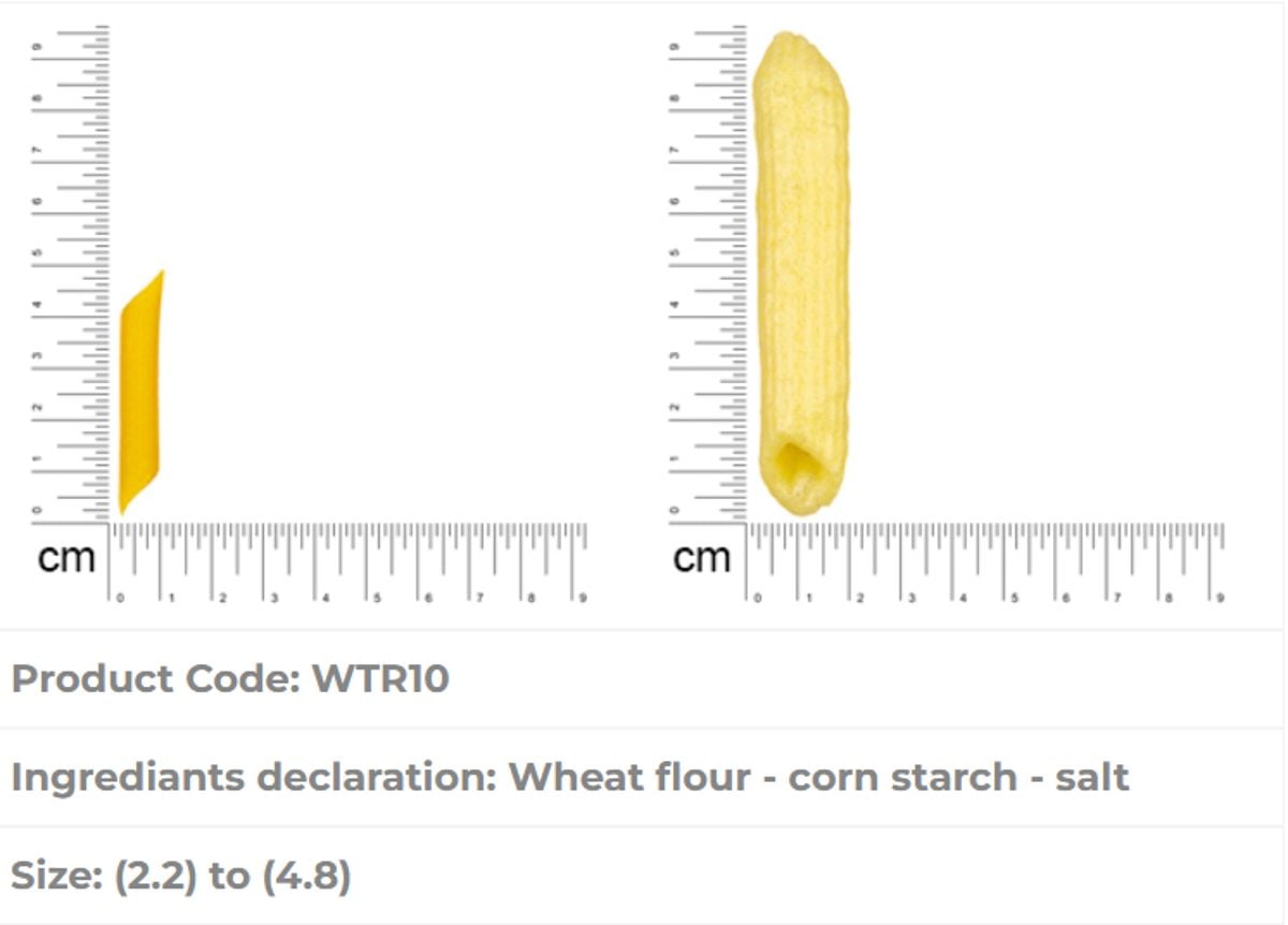 Almounajed Wheat Pellets (Asian Finger) Specifications