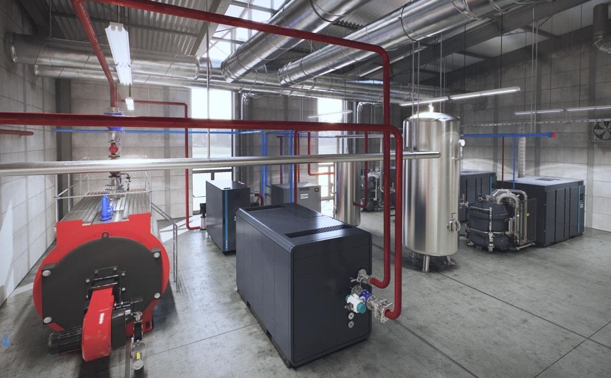 Atlas Copco’s steam compressors and heat pumps turn waste heat into reusable high-temperature energy, boosting efficiency and sustainability.