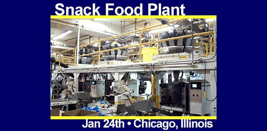 Auction Jays Foods Potato Chips lines and packaging machines