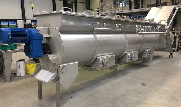 DTS Auger Elevator with Washing Action DTS Auger Elevator with Washing Action