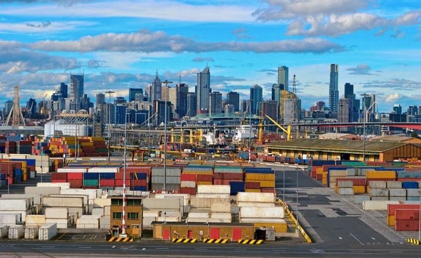 Container Harbor in Melbourne