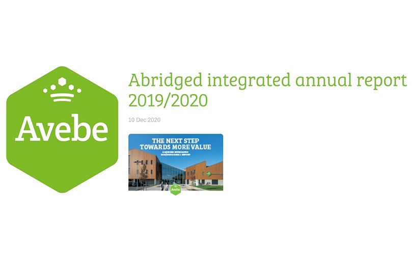 Avebe Integrated Annual Report 2019/2020 (English, Abridged) Avebe Integrated Annual Report 2019/2020 (English, Abridged)