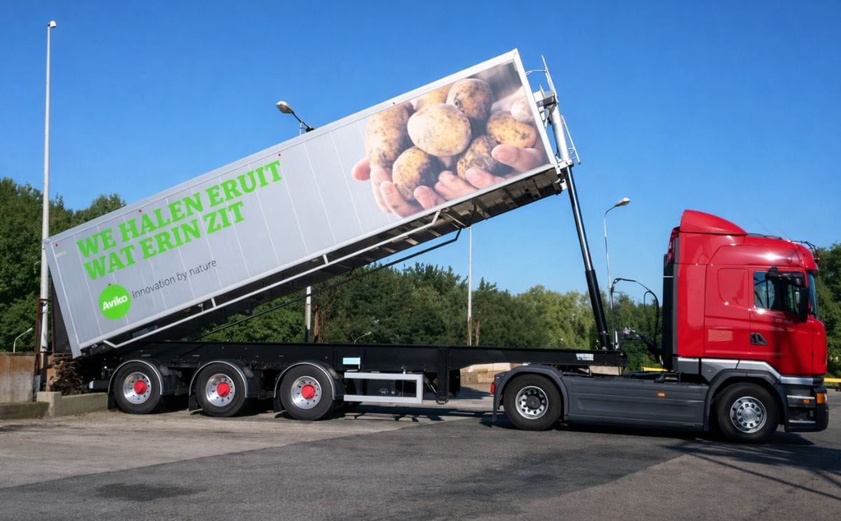 More new trucks meeting Euro 6 emission standards - an engine that reduces NOx emission by 97 percent - are on their way to Avebe