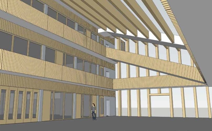 Artist impression of the Atrium Artist impression of the Atrium