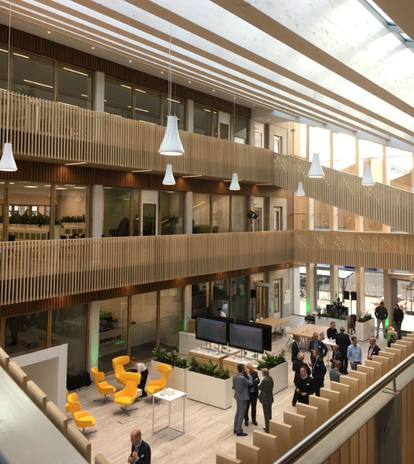 Inside view of Avebe's new innovation Centre (Courtesy: Geert Klein Lebbink via Twitter) Inside view of Avebe's new innovation Centre (Courtesy: Geert Klein Lebbink via Twitter)