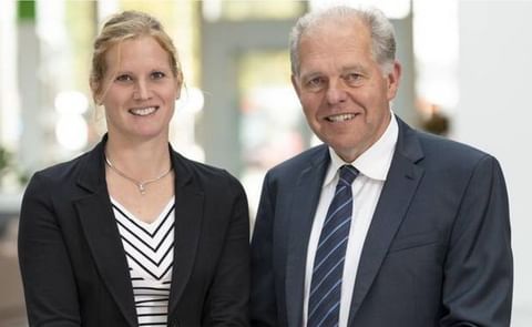 Marijke Folkers-in ’t Hout (left) succeeds Hans Hoekman (right) as Chair of the Supervisory Board of potato starch manfacturer Avebe. Marijke Folkers-in ’t Hout (left) succeeds Hans Hoekman (right) as Chair of the Supervisory Board of potato starch manfacturer Avebe.