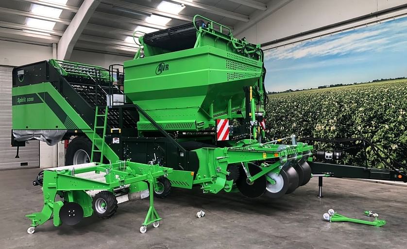 AVR Quick-change digging unit for 2-row harvesters