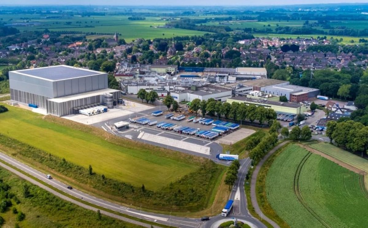 The Aviko production site in Steenderen, Netherlands, where electrification works are underway to help reduce the environmental impact of potato processing and support the company’s net-zero ambitions.