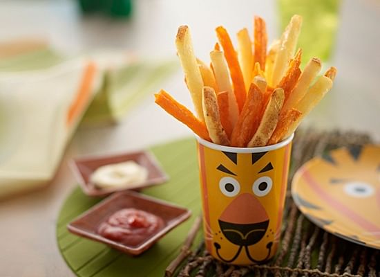 Catering to young diners: Aviko Tiger Fries (a mix of Aviko's Sweet Potato Fries and premium 'Skin-On' Superlongs) 