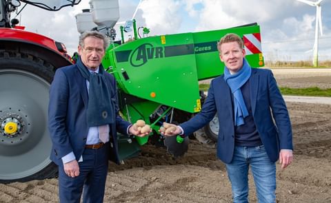 AVR Ceres 440 gathers planting data from Potato Europe demo fields AVR Ceres 440 gathers planting data from Potato Europe demo fields