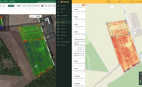 Less cultivating equipment required by cleverly combining field and machine data.
Less cultivating equipment required by cleverly combining field and machine data.