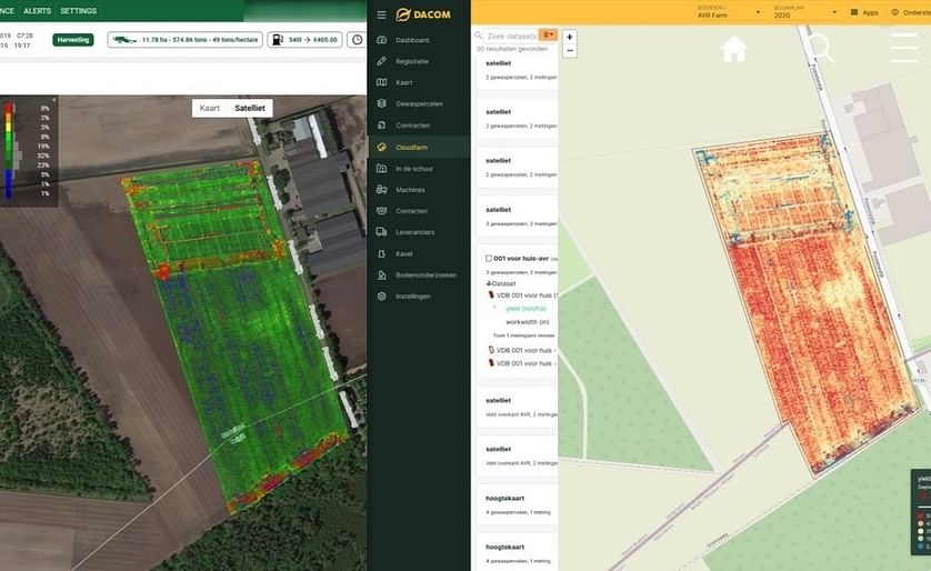 Less cultivating equipment required by cleverly combining field and machine data.
