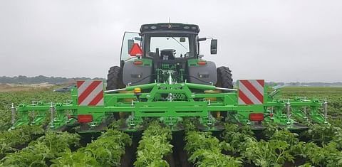 Foldable AVR ridger meets demand for mechanical weed control in potatoes