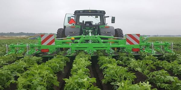 Foldable AVR ridger meets demand for mechanical weed control in potatoes