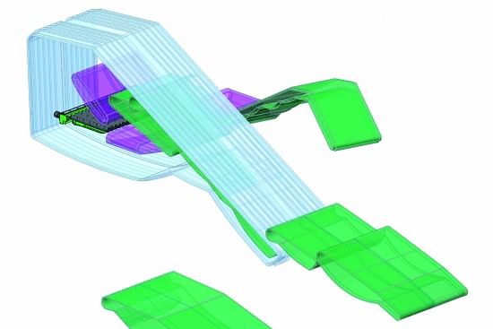 AVR's VarioWeb belt layout