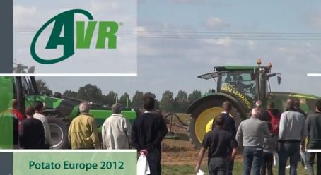 AVR potato harvest demonstration at Potato Europe 2012 AVR potato harvest demonstration at Potato Europe 2012