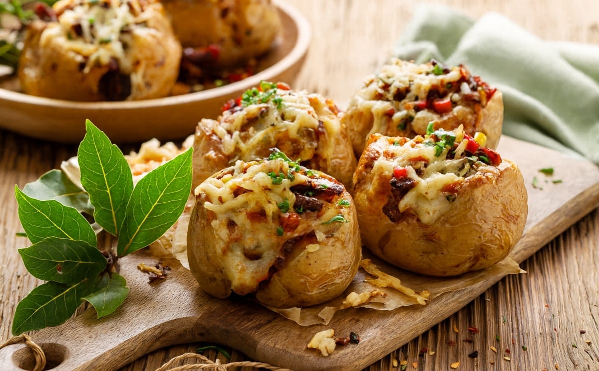 Baked potatoes