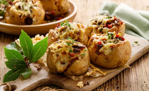 Baked potatoes Baked potatoes