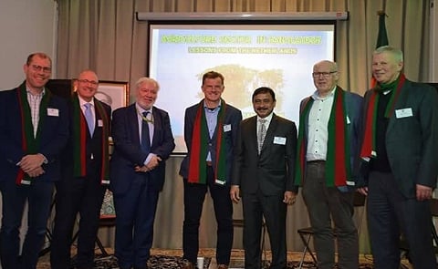 The project was discussed in detail in a seminar organized by the Embassy of Bangladesh in The Hague titled “Agriculture Sector in Bangladesh: Lessons from the Netherlands” The project was discussed in detail in a seminar organized by the Embassy of Bangladesh in The Hague titled “Agriculture Sector in Bangladesh: Lessons from the Netherlands”