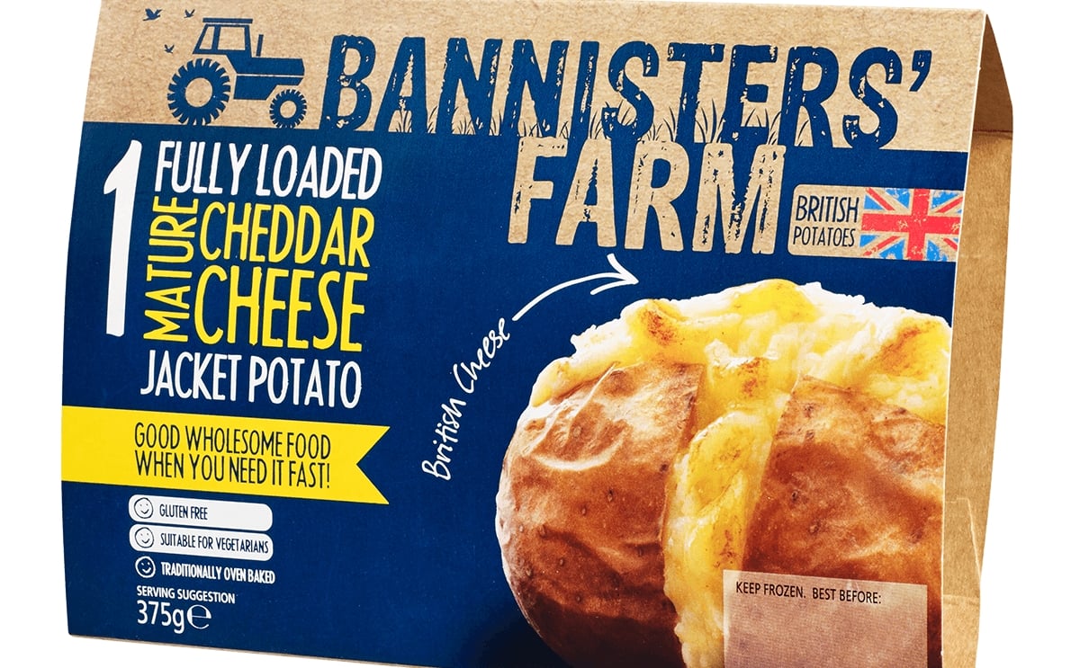 Bannisters Farm fully loaded jacket potatoes Bannisters Farm fully loaded jacket potatoes