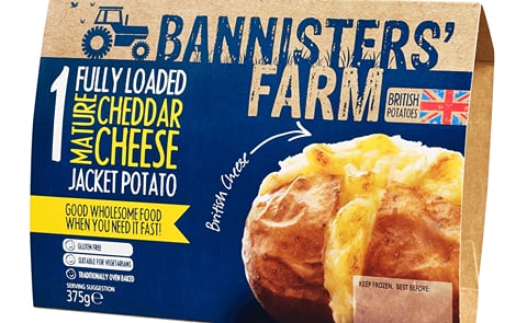 Bannisters' Farm adds Fully Loaded Jacket Potatoes, Farmers' Roasting potatoes to its Frozen Food Range Bannisters' Farm adds Fully Loaded Jacket Potatoes, Farmers' Roasting potatoes to its Frozen Food Range
