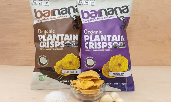 Barnana® Snacks Introduces Organic Plantain Crisps.