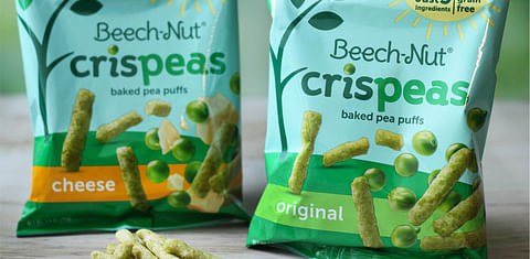 Beech-Nut Launches New Veggie-Forward Crispeas Snack.