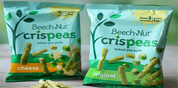 Beech-Nut Launches New Veggie-Forward Crispeas Snack.