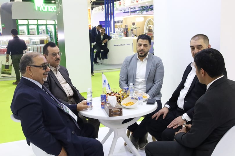 Productive business discussions at the Beirut – Erbil booth, highlighting opportunities for collaboration in Iraq’s growing food and agriculture sectors.