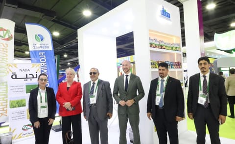 Mr. Shaaban Nahar, Chief Executive Officer of Beirut – Erbil Company, welcomes Her Excellency Janet Alberda, Ambassador of the Netherlands to Iraq, and His Excellency Mr. Adriaan IJsselstein, Consul in Erbil, during their visit to the company’s booth at AGRO PACK Erbil. Mr. Shaaban Nahar, Chief Executive Officer of Beirut – Erbil Company, welcomes Her Excellency Janet Alberda, Ambassador of the Netherlands to Iraq, and His Excellency Mr. Adriaan IJsselstein, Consul in Erbil, during their visit to the company’s booth at AGRO PACK Erbil.