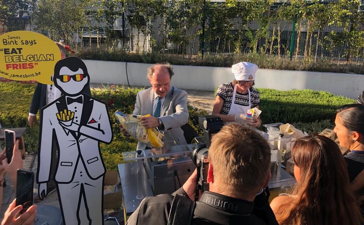 Belgapom brings James Bint and Belgian Fries to Mexico, a growing export market Belgapom brings James Bint and Belgian Fries to Mexico, a growing export market