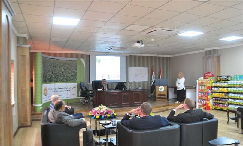 Scene of Conference Hall during a brief discussion among the delegates Conference Hall