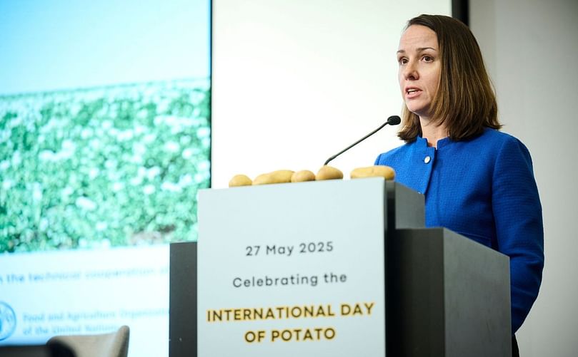 Berta Redondo Benito, Secretary General of Europatat, opens the celebration of the International Day of Potato 2025 in Brussels. Berta Redondo Benito, Secretary General of Europatat, opens the celebration of the International Day of Potato 2025 in Brussels.