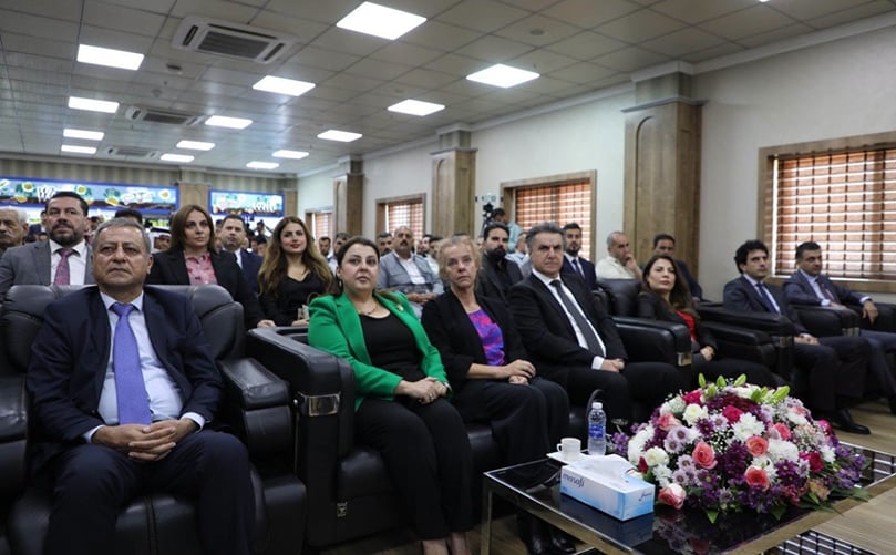 Ms.Bertryl Snoeijer, Deputy Consul General of the Kingdom of the Netherlands; Mr. Sarwar Kamal Hawari, Undersecretary of the Ministry of Industry and Trade; and Mr. Essam Mousa, Representative of IPM Potato Company