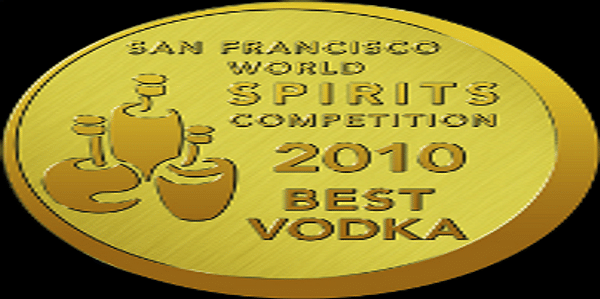  best vodka medal 2010