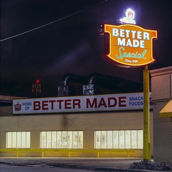 Streetview of the Better Made Snack Food factory in Detroit Streetview of the Better Made Snack Food factory in Detroit