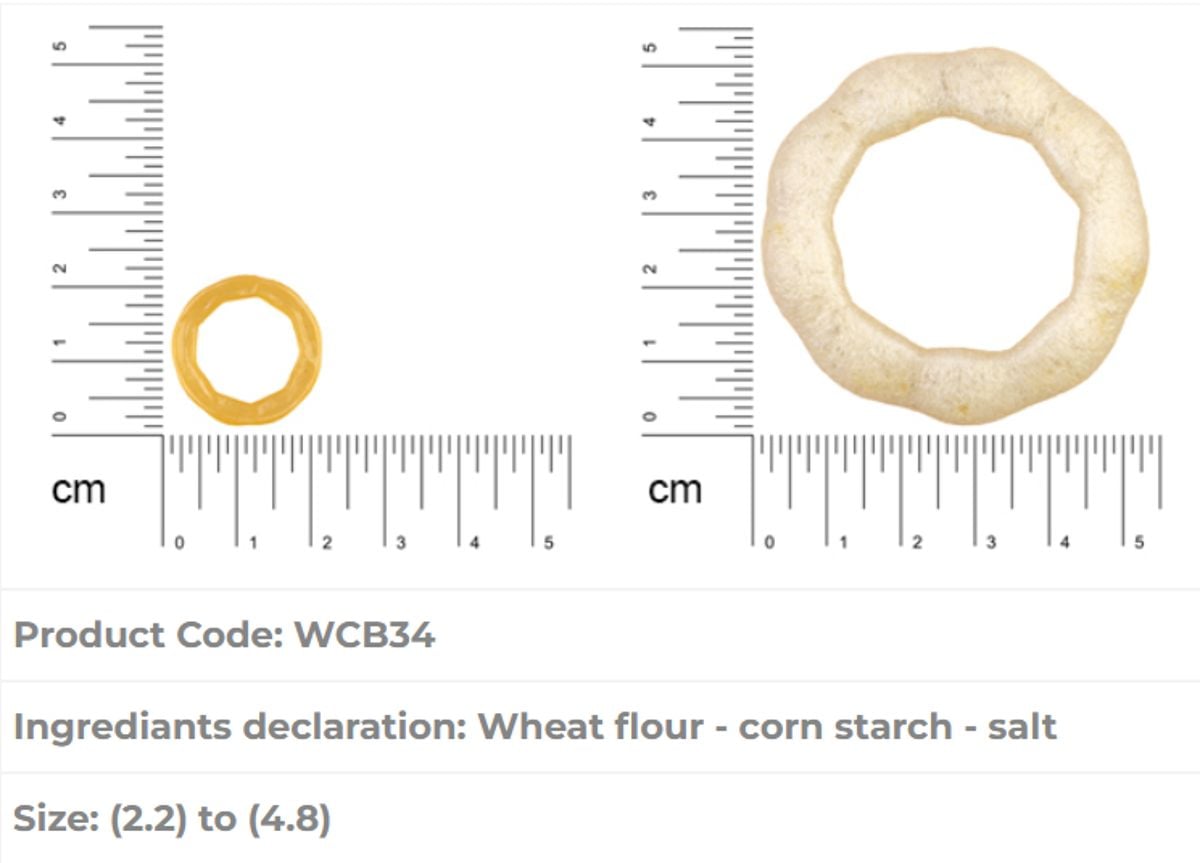 Almounajed Wheat Pellets (Big Circle) Specifications