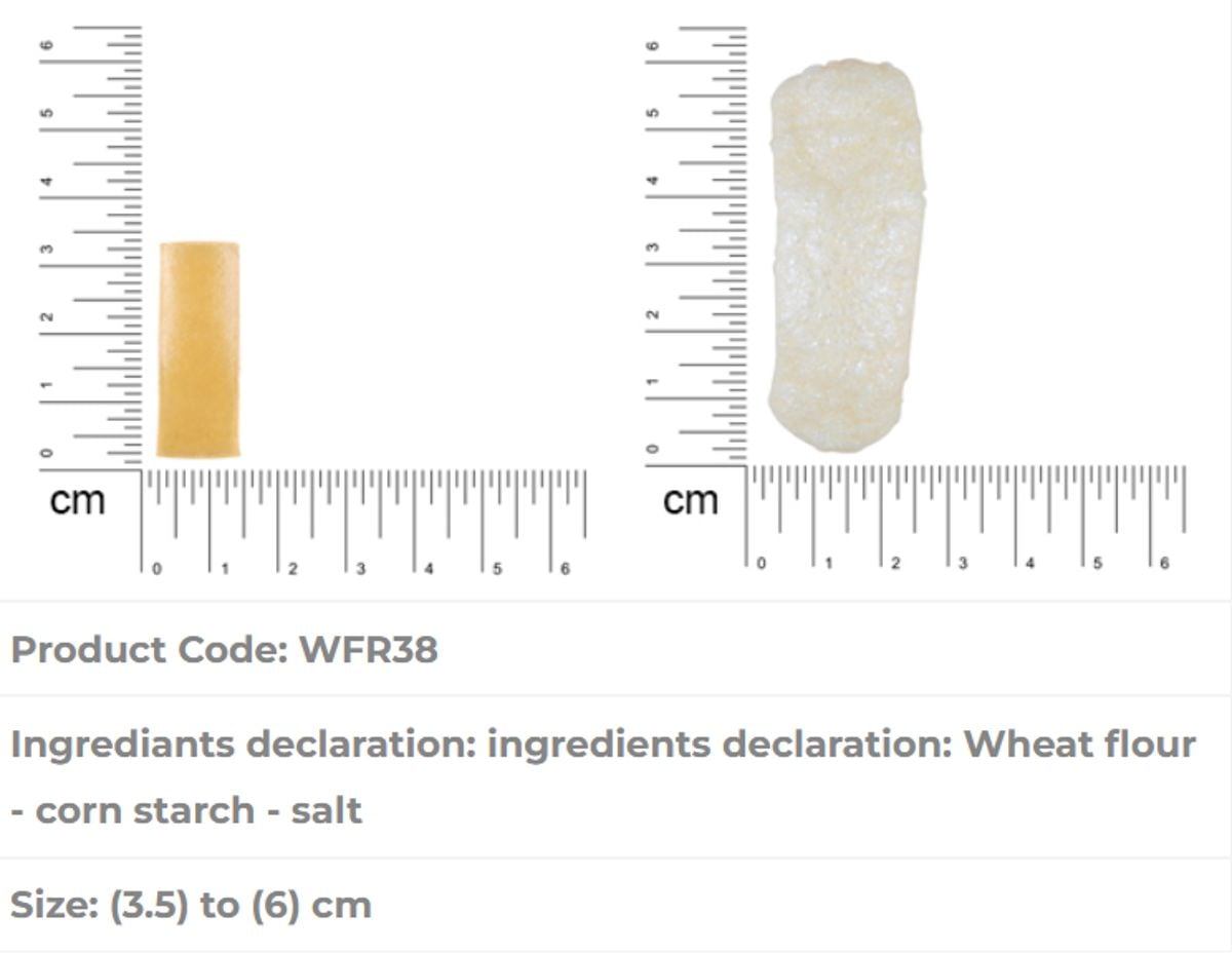 Almounajed Corn pellets (Big Dark Flat Random Slices) Specifications