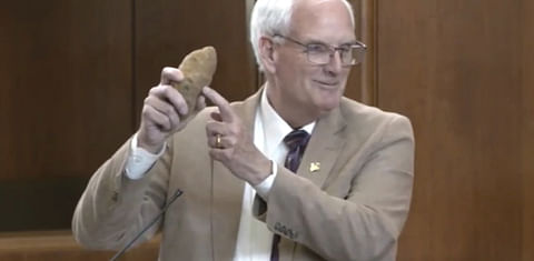 Resolution to recognize potato as official Oregon vegetable packs a peel