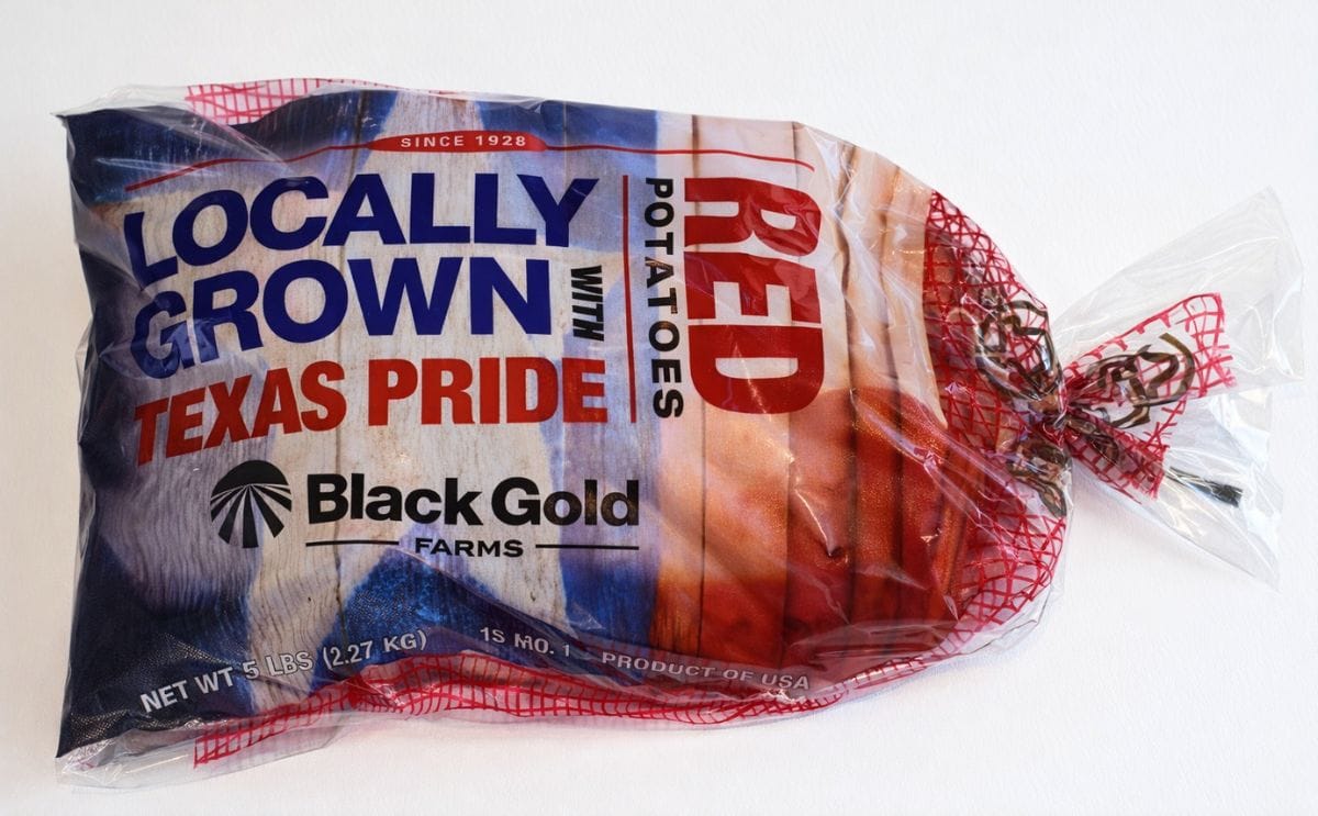 Black Gold locally grown red potatoes: Texas Pride