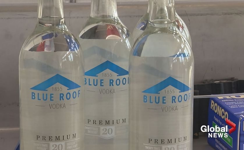 Blue Roof Vodka is unique because they don’t use (dehydrated) potato flakes, instead choosing to cook the potatoes whole and they don’t add malted barley so the vodka can be called gluten-free at the end process (Courtesy: Global News)
