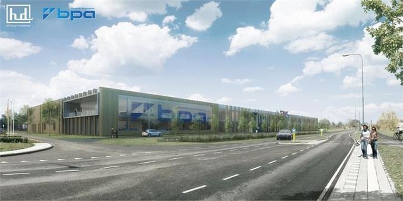 Artist rendering of the new building of BluePrint Automation in Woerden, the Netherlands. Construction is planned to be complete in early 2017.