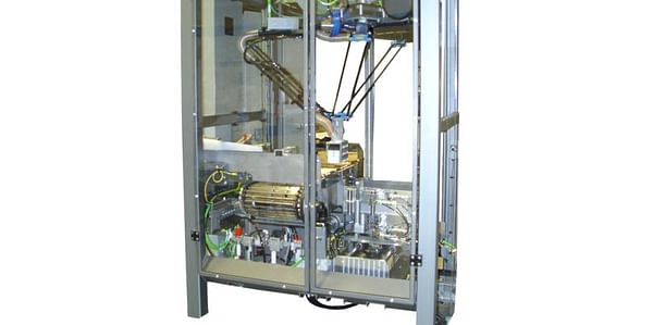 The Spider 200 case packer for Potato Chips and Other Snack Bags